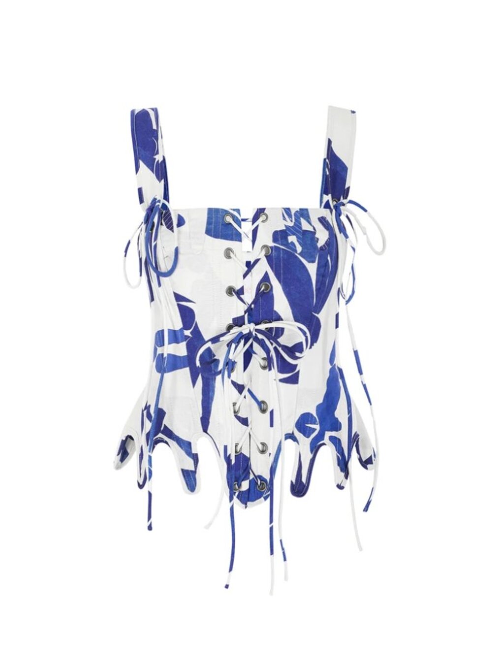 Selkie The Cut Outs Shipwrecked Corset Top Medium
